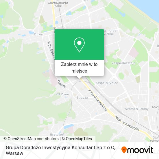 Mapa Grupa Doradczo Inwestycyjna Konsultant Sp z o O