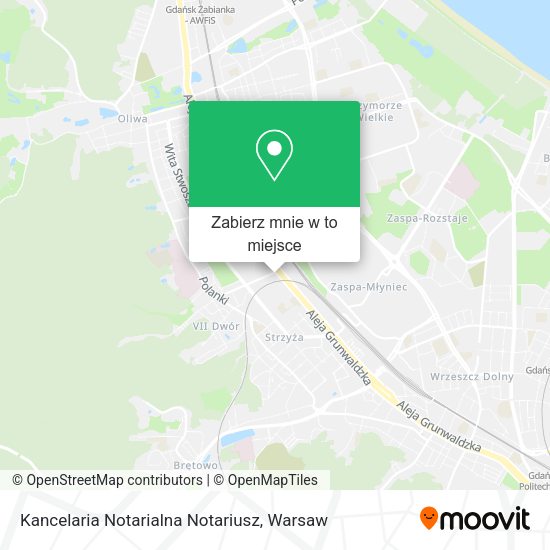 Mapa Kancelaria Notarialna Notariusz