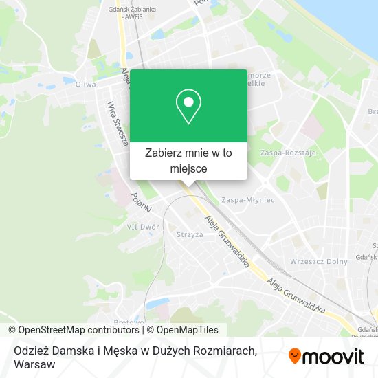 Mapa Odzież Damska i Męska w Dużych Rozmiarach