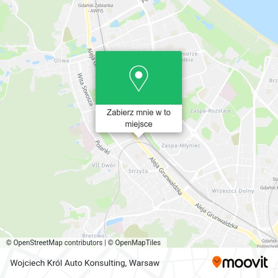 Mapa Wojciech Król Auto Konsulting