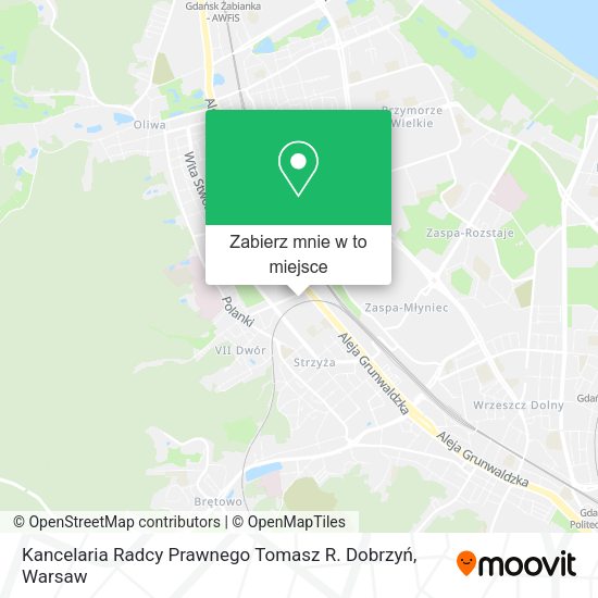 Mapa Kancelaria Radcy Prawnego Tomasz R. Dobrzyń