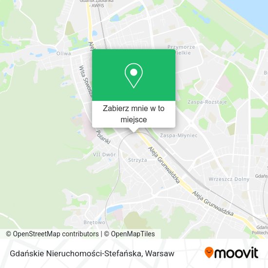 Mapa Gdańskie Nieruchomości-Stefańska