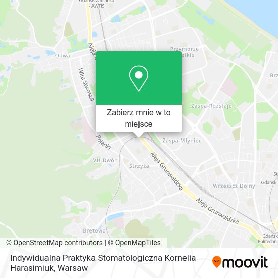 Mapa Indywidualna Praktyka Stomatologiczna Kornelia Harasimiuk