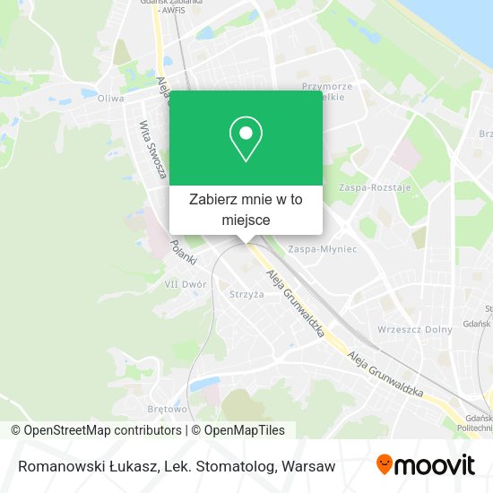 Mapa Romanowski Łukasz, Lek. Stomatolog