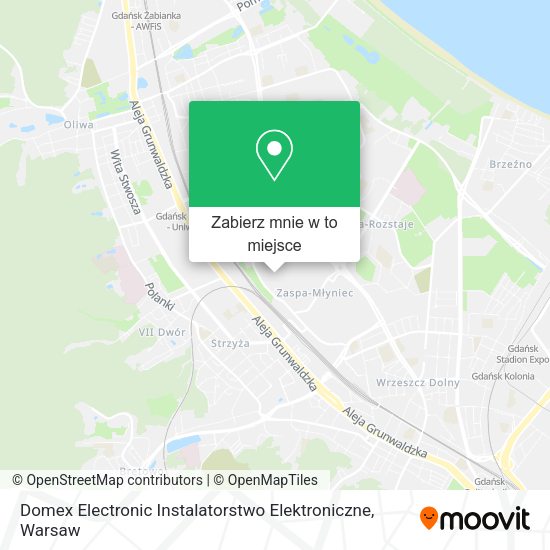 Mapa Domex Electronic Instalatorstwo Elektroniczne