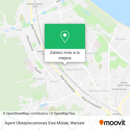 Mapa Agent Ubezpieczeniowy Ewa Misiak