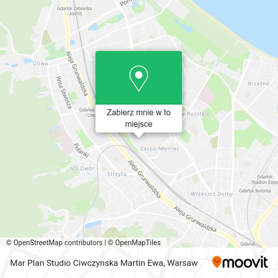 Mapa Mar Plan Studio Ciwczynska Martin Ewa