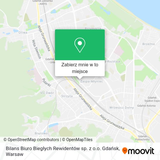 Mapa Bilans Biuro Biegłych Rewidentów sp. z o.o. Gdańsk