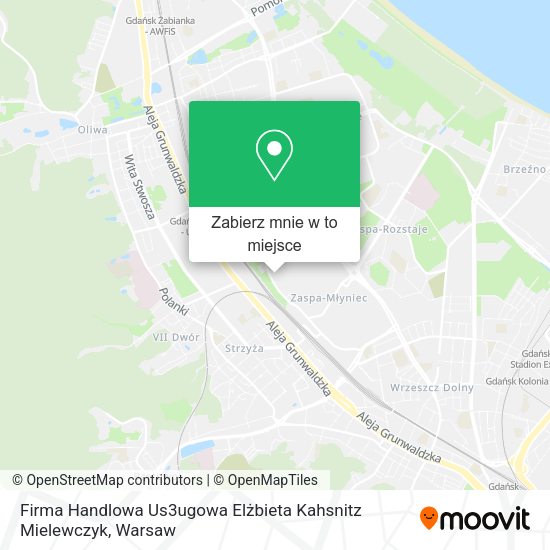 Mapa Firma Handlowa Us3ugowa Elżbieta Kahsnitz Mielewczyk