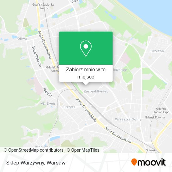 Mapa Sklep Warzywny