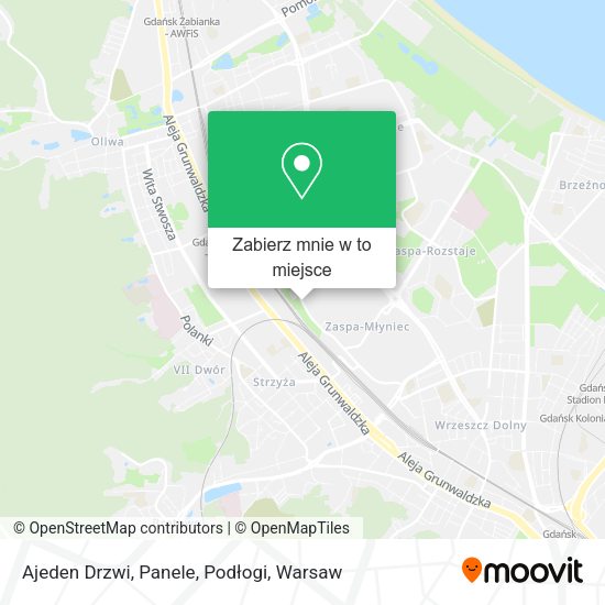 Mapa Ajeden Drzwi, Panele, Podłogi