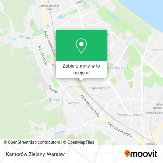 Mapa Kantorów Zielony