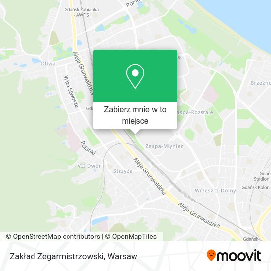 Mapa Zakład Zegarmistrzowski