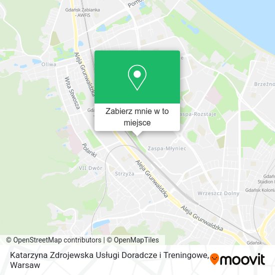 Mapa Katarzyna Zdrojewska Usługi Doradcze i Treningowe