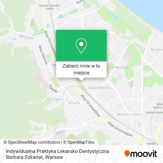 Mapa Indywidualna Praktyka Lekarsko Dentystyczna Barbara Szkarlat