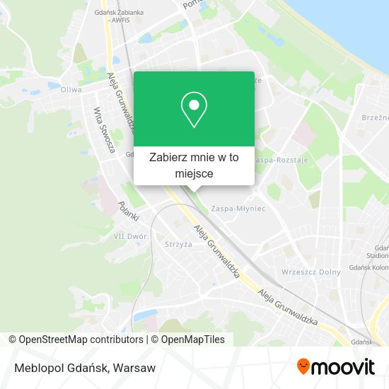 Mapa Meblopol Gdańsk