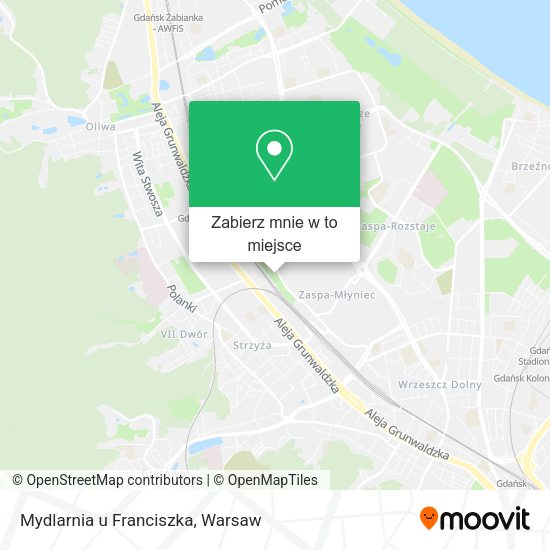 Mapa Mydlarnia u Franciszka