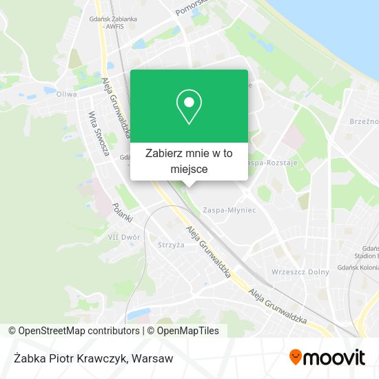 Mapa Żabka Piotr Krawczyk