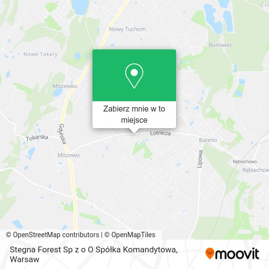 Mapa Stegna Forest Sp z o O Spółka Komandytowa