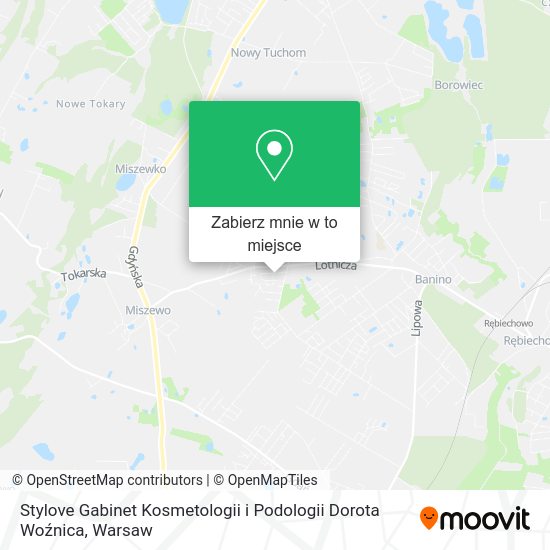 Mapa Stylove Gabinet Kosmetologii i Podologii Dorota Woźnica