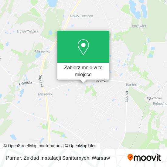 Mapa Pamar. Zakład Instalacji Sanitarnych