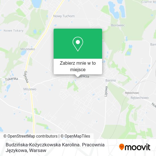 Mapa Budzińska-Kożyczkowska Karolina. Pracownia Językowa