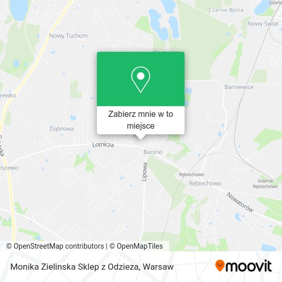 Mapa Monika Zielinska Sklep z Odzieza