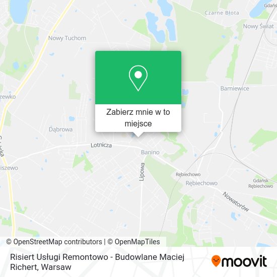 Mapa Risiert Usługi Remontowo - Budowlane Maciej Richert