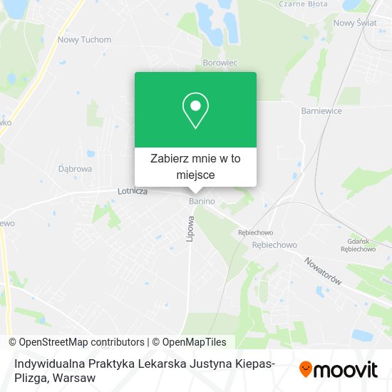 Mapa Indywidualna Praktyka Lekarska Justyna Kiepas-Plizga