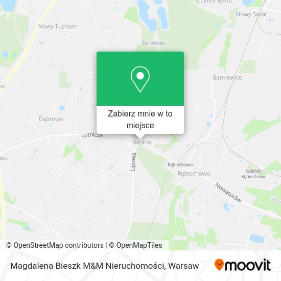 Mapa Magdalena Bieszk M&M Nieruchomości