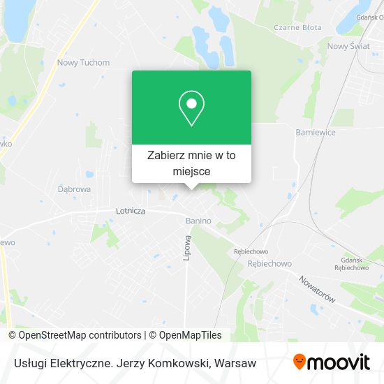 Mapa Usługi Elektryczne. Jerzy Komkowski