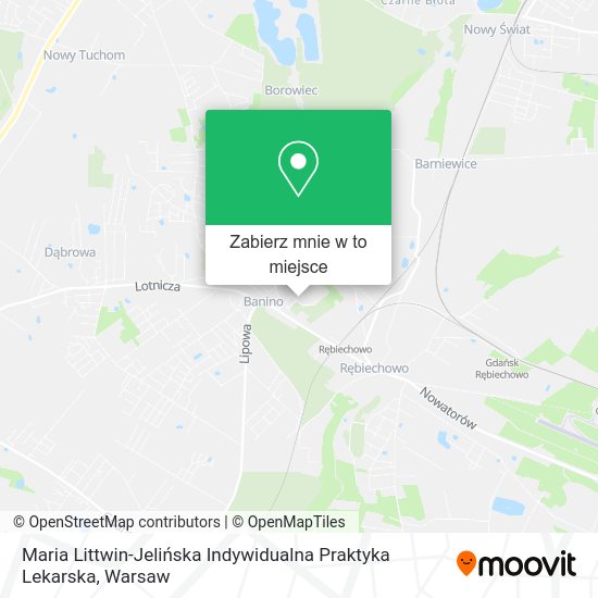 Mapa Maria Littwin-Jelińska Indywidualna Praktyka Lekarska