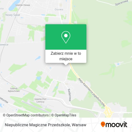 Mapa Niepubliczne Magiczne Przedszkole