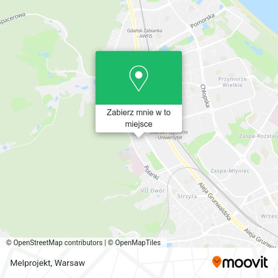 Mapa Melprojekt