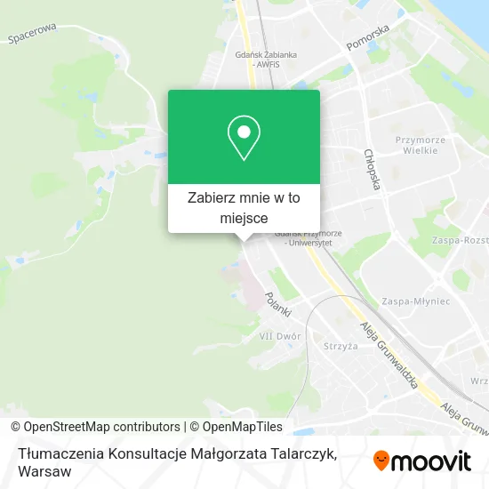 Mapa Tłumaczenia Konsultacje Małgorzata Talarczyk