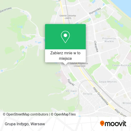 Mapa Grupa Indygo