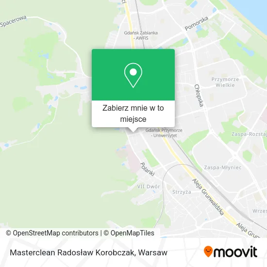 Mapa Masterclean Radosław Korobczak