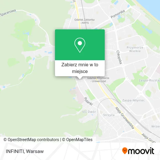 Mapa INFINITI