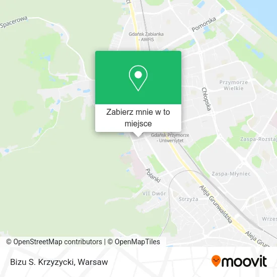 Mapa Bizu S. Krzyzycki