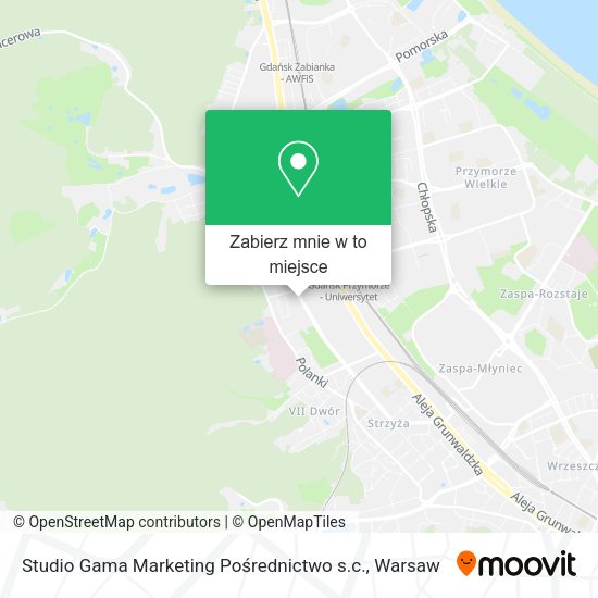 Mapa Studio Gama Marketing Pośrednictwo s.c.