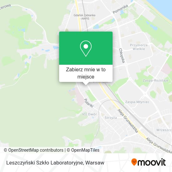 Mapa Leszczyński Szkło Laboratoryjne