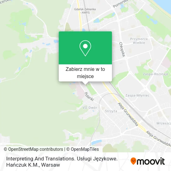 Mapa Interpreting And Translations. Usługi Językowe. Hańczuk K.M.