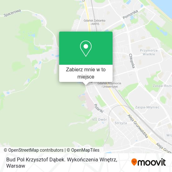 Mapa Bud Pol Krzysztof Dąbek. Wykończenia Wnętrz