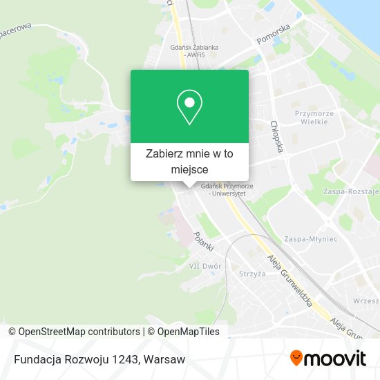 Mapa Fundacja Rozwoju 1243