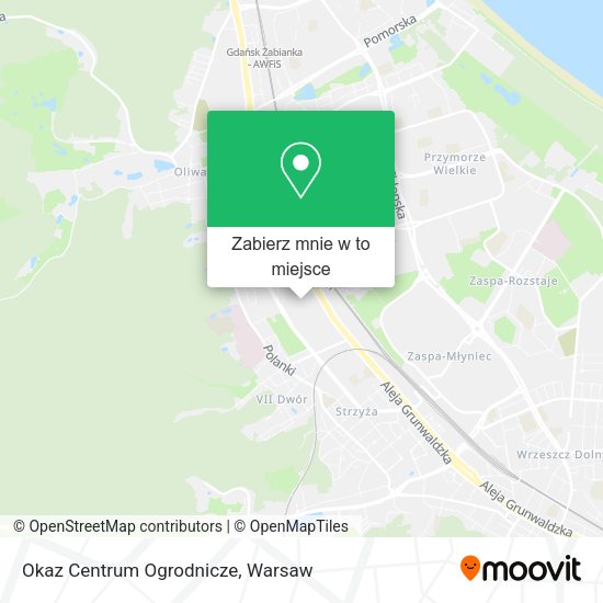 Mapa Okaz Centrum Ogrodnicze