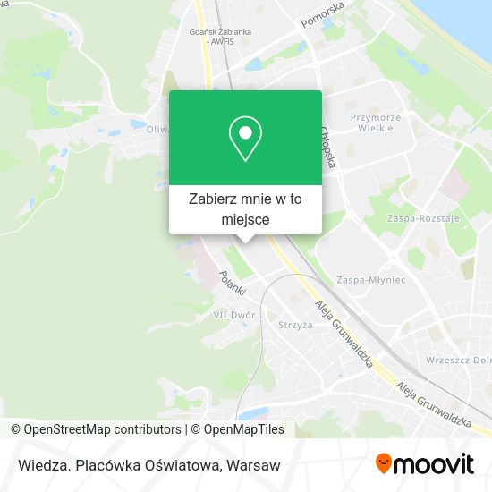 Mapa Wiedza. Placówka Oświatowa