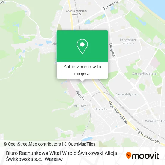 Mapa Biuro Rachunkowe Wital Witold Świtkowski Alicja Świtkowska s.c.