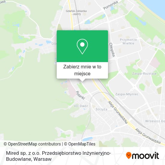 Mapa Mired sp. z o.o. Przedsiębiorstwo Inżynieryjno-Budowlane