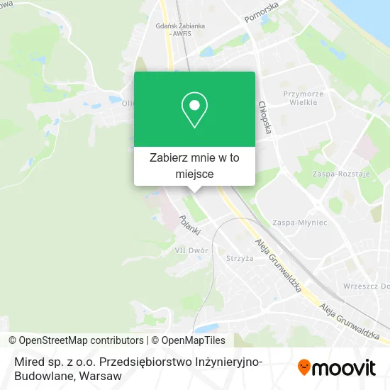 Mapa Mired sp. z o.o. Przedsiębiorstwo Inżynieryjno-Budowlane