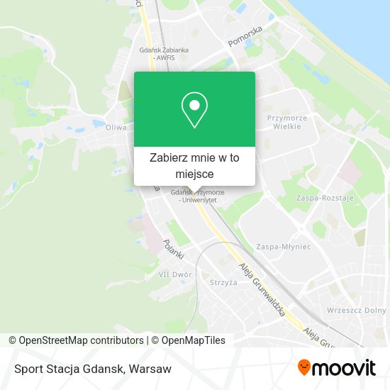 Mapa Sport Stacja Gdansk